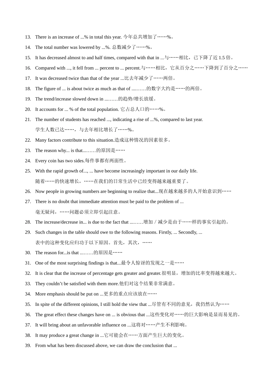 2025年高考英语二轮复习话题写作高频热点通关必备-专题10图表类(应用文）（解析版）.docx_第3页