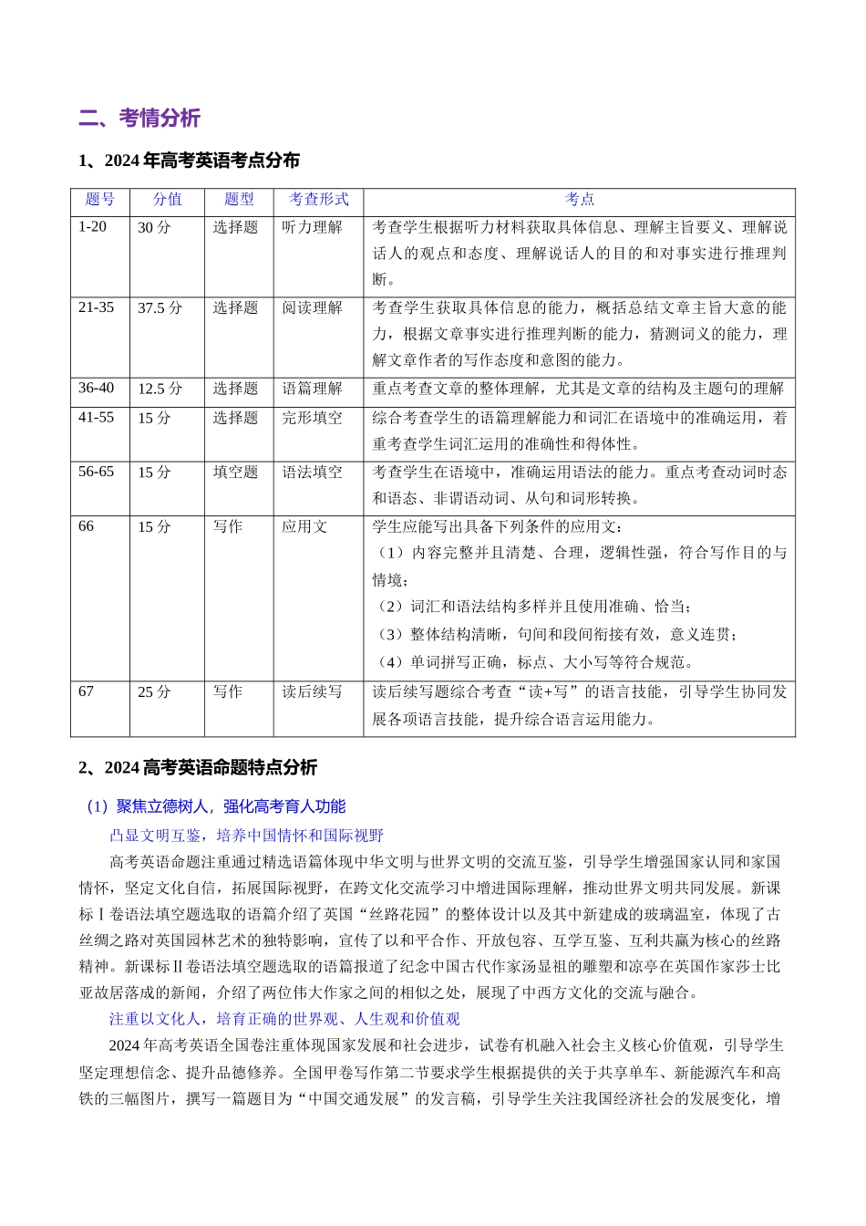 2025年高考英语二轮复习课件+讲义+练习-二轮复习备考策略与计划 - .docx_第2页