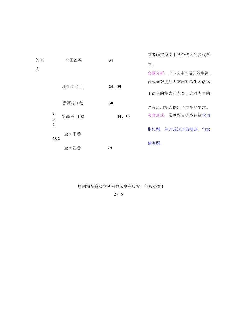 2025年高考英语二轮复习课件+讲义+练习-专题04 阅读理解之猜测词义题（讲义）（解析版）.docx_第3页