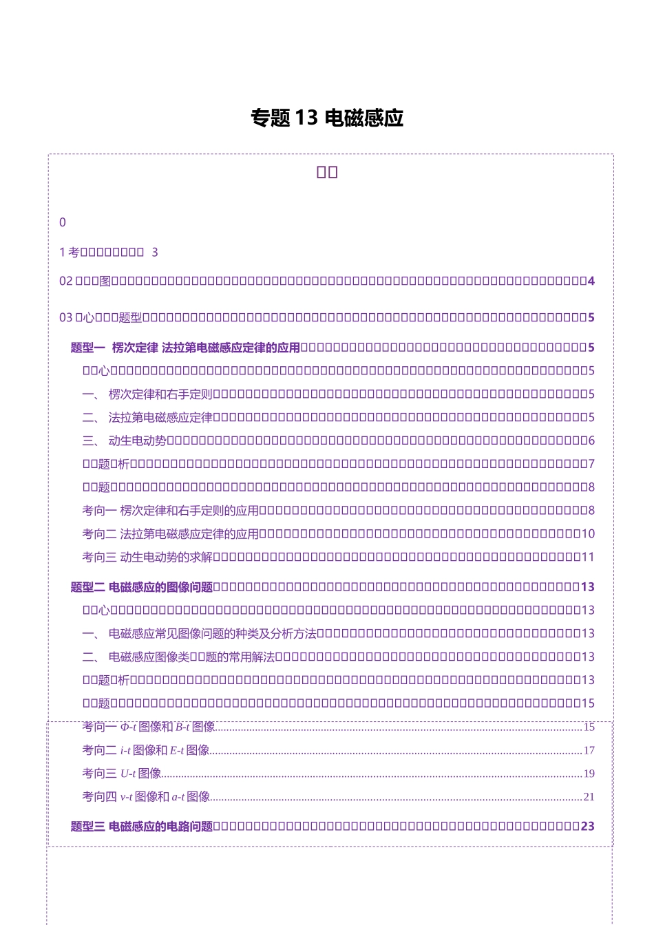 2025年上好课高考物理二轮复习讲练测（新高考通用）-专题13 电磁感应（讲义）（解析版）.docx_第1页