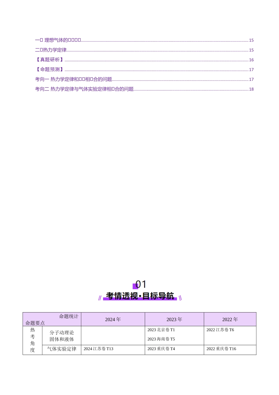 2025年上好课高考物理二轮复习讲练测（新高考通用）-专题17 热学（讲义）（原卷版）.docx_第2页
