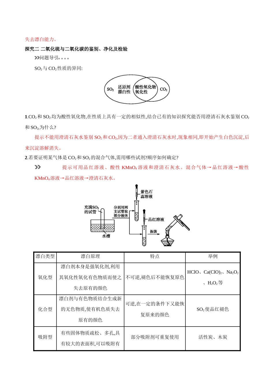 初升高化学衔接精品专题-专题21 硫及其氧化物（原卷版）.doc_第3页