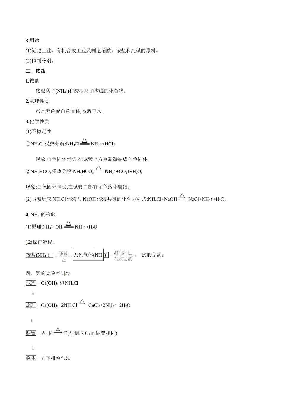 初升高化学衔接精品专题-专题23 氨（原卷版）.doc_第2页