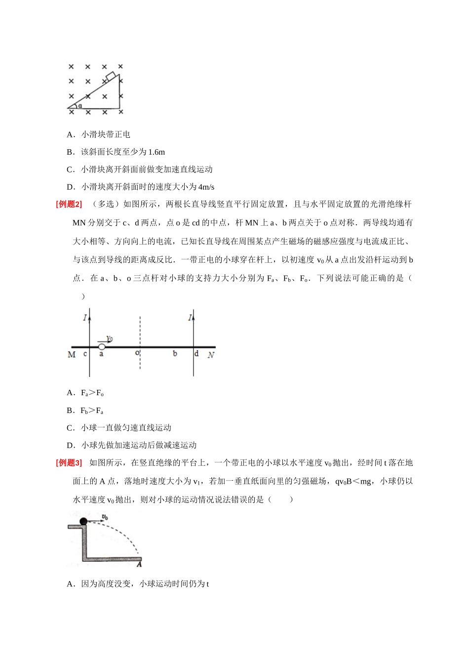 高考冲刺物理热点知识讲练与题型归纳（全国通用）-专题20  磁场对运动电荷的作用（原卷版）.docx_第2页