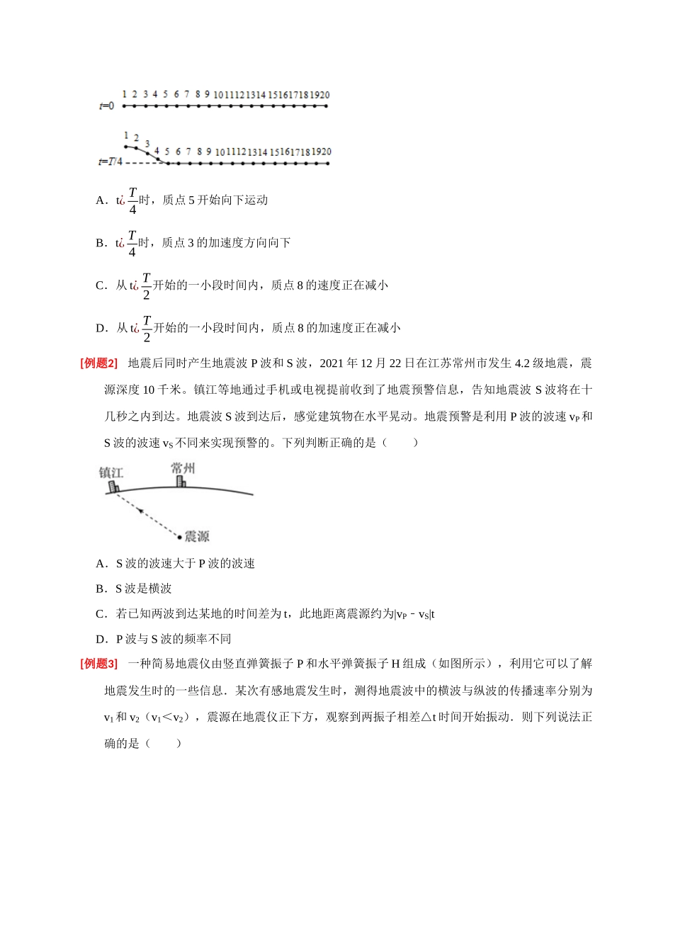 高考冲刺物理热点知识讲练与题型归纳（全国通用）-专题32  机械波（原卷版）.docx_第2页