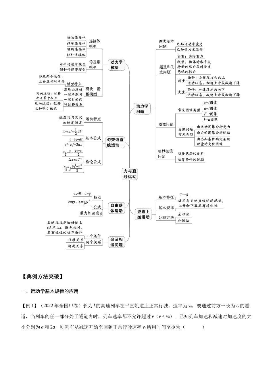 高考物理二轮复习讲练测 （全国通用）-专题02 三大力场中的直线运动（精讲）.docx_第2页