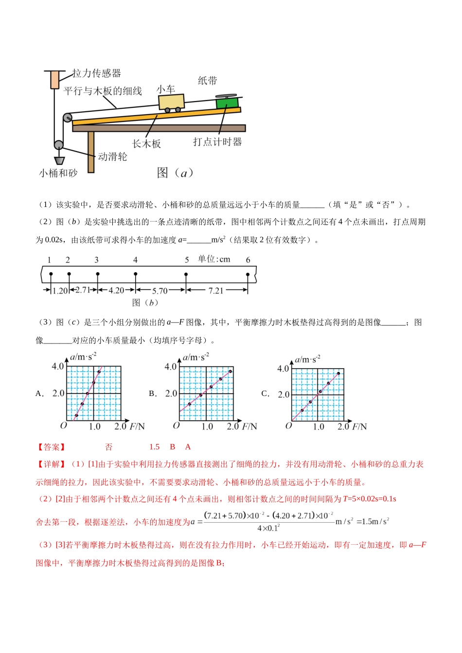 高考物理二轮复习讲练测 （全国通用）-专题15 力学实验（精讲）.docx_第2页