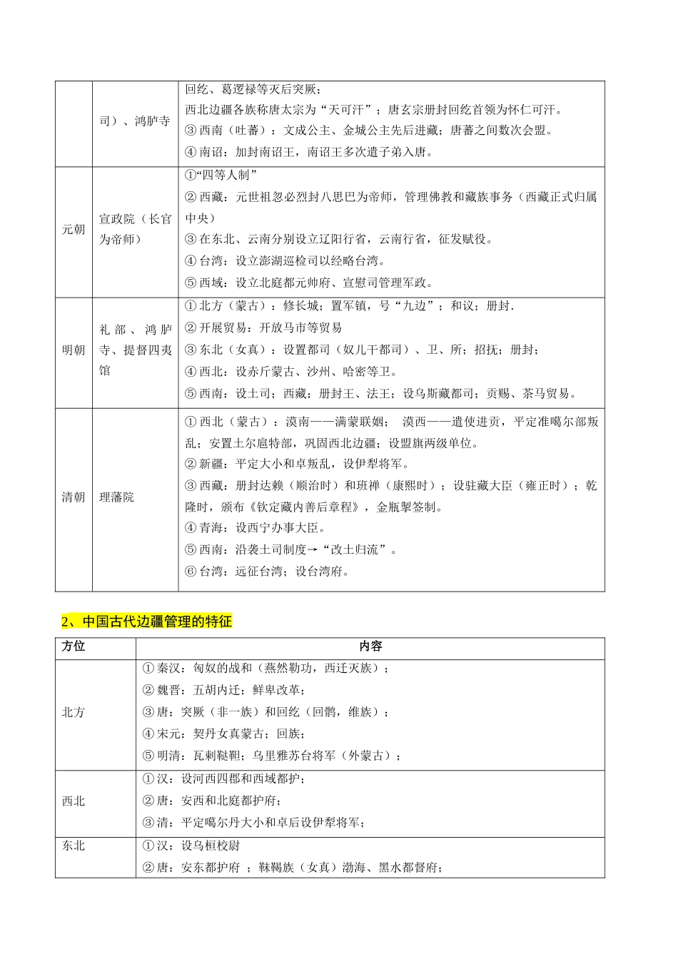 历史二轮复习讲练测（新教材新高一高二高三高考）-高考热点08 从巴以冲突看国家安全与民族关系（讲义）（原卷版）.docx_第3页