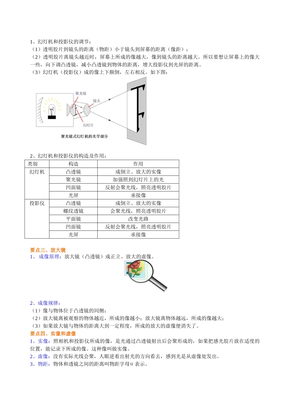 初中物理同步讲义（北师版）8下同步讲义-生活中的透镜 知识讲解（提高）.doc_第2页