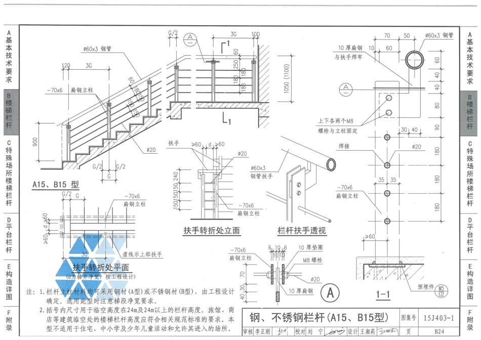 15J403-1 楼梯 栏杆 栏板(一)_47-69.pdf_第1页