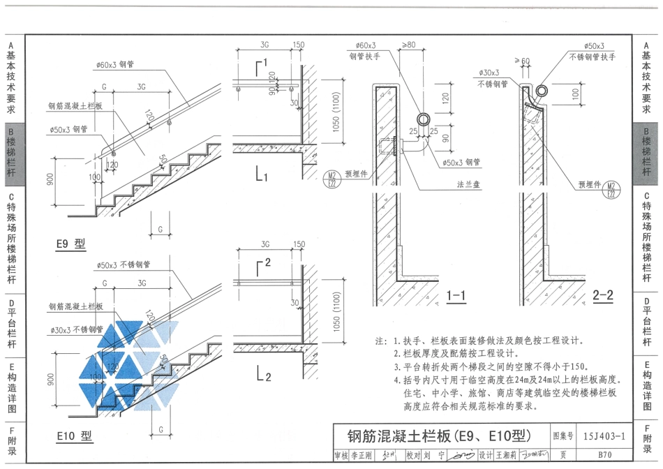 15J403-1 楼梯 栏杆 栏板(一)_93-115.pdf_第1页