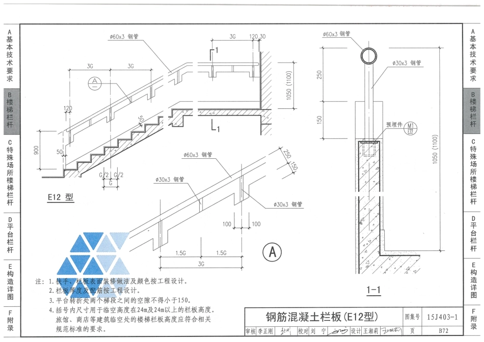 15J403-1 楼梯 栏杆 栏板(一)_93-115.pdf_第3页