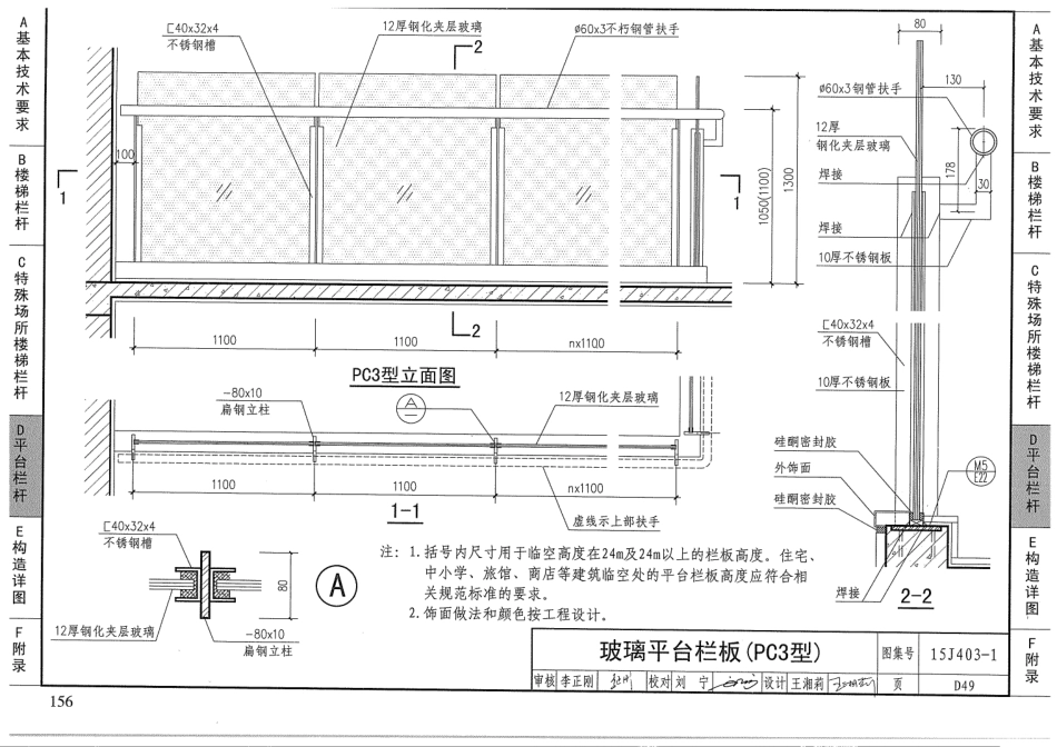 15J403-1 楼梯 栏杆 栏板(一)_162-184.pdf_第1页