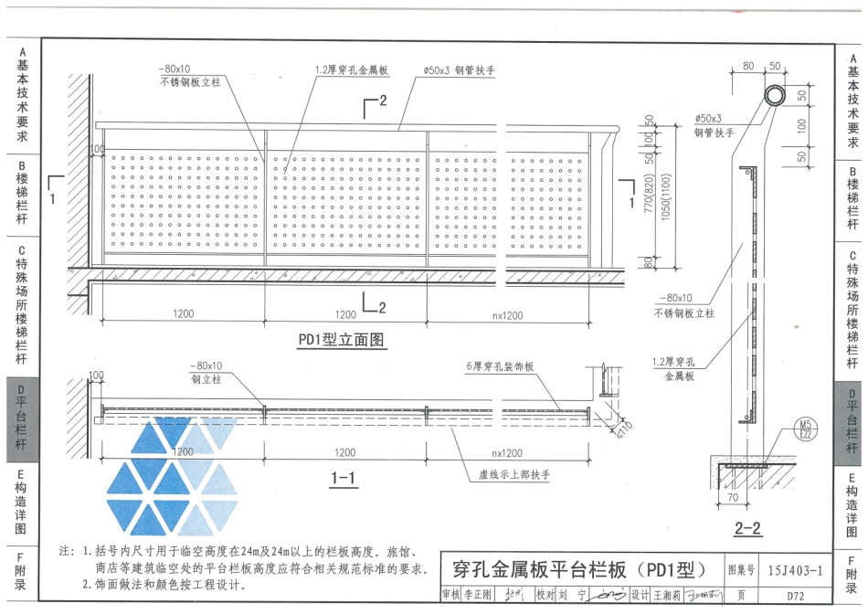 15J403-1 楼梯 栏杆 栏板(一)_185-207.pdf_第1页