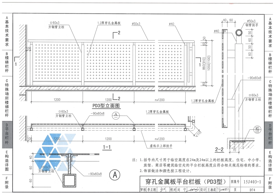 15J403-1 楼梯 栏杆 栏板(一)_185-207.pdf_第3页