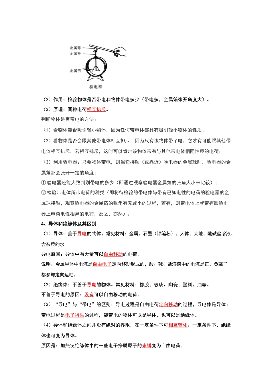 初中物理同步讲义（人教版）9全同步讲义-15.1 两种电荷（考点解读）（解析版）.docx_第3页