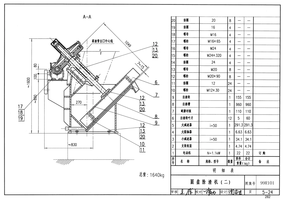 99R101 燃煤锅炉房工程设计施工图集55_281-320.pdf_第1页