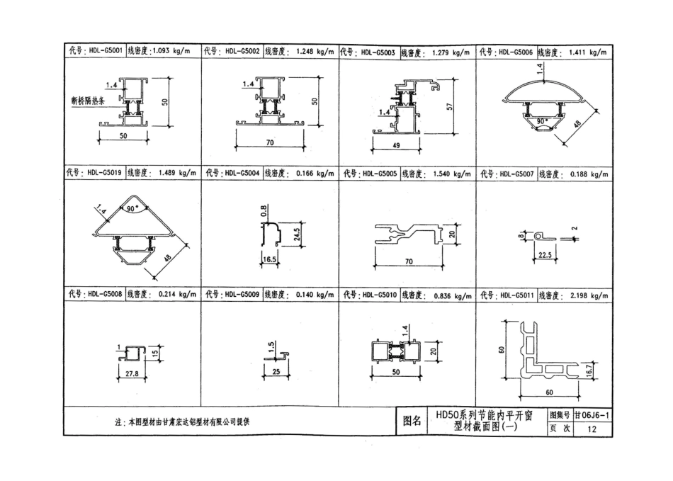 甘06J6-1断桥铝合金节能门窗_13-24.pdf_第2页