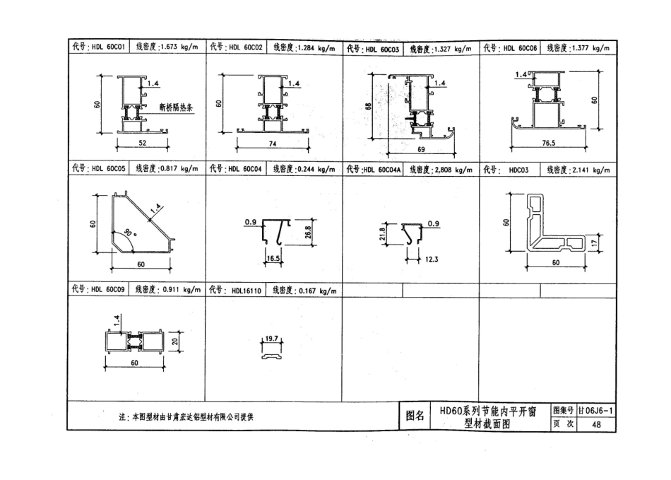 甘06J6-1断桥铝合金节能门窗_49-60.pdf_第2页