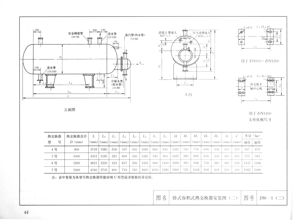 建筑安装工程施工图集（第4版第四册）给水排水卫生煤气工程_61-80.pdf_第1页