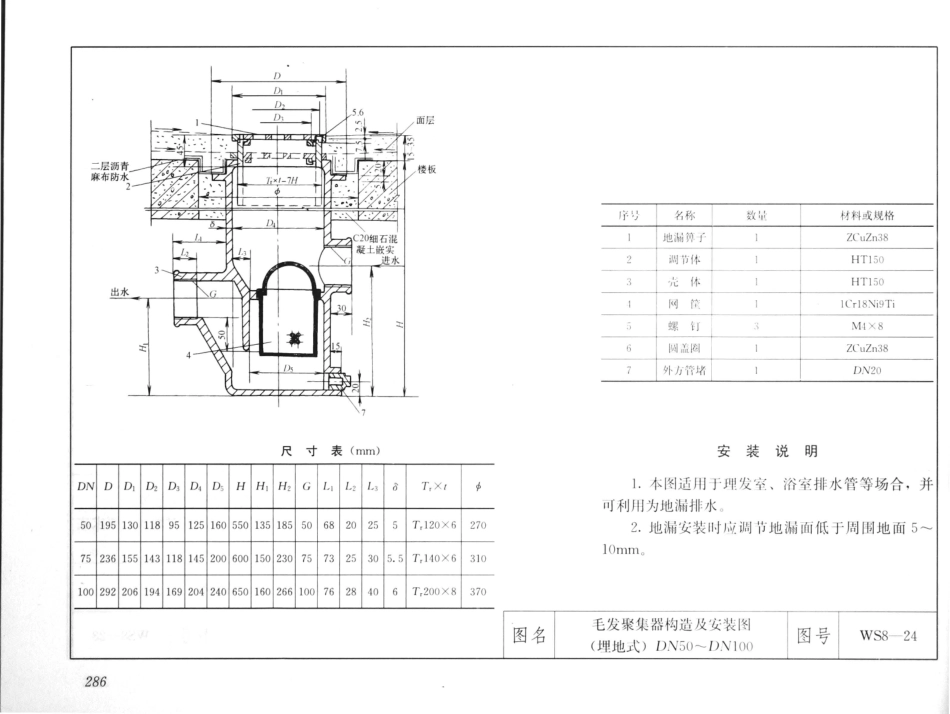 建筑安装工程施工图集（第4版第四册）给水排水卫生煤气工程_301-320.pdf_第3页