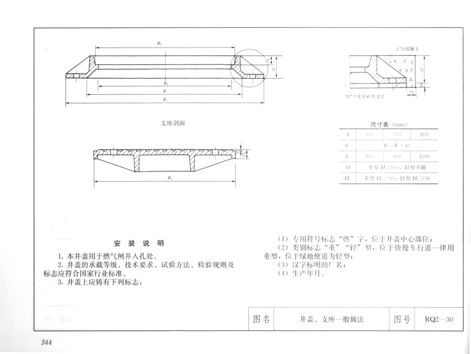 建筑安装工程施工图集（第4版第四册）给水排水卫生煤气工程_361-380.pdf_第1页