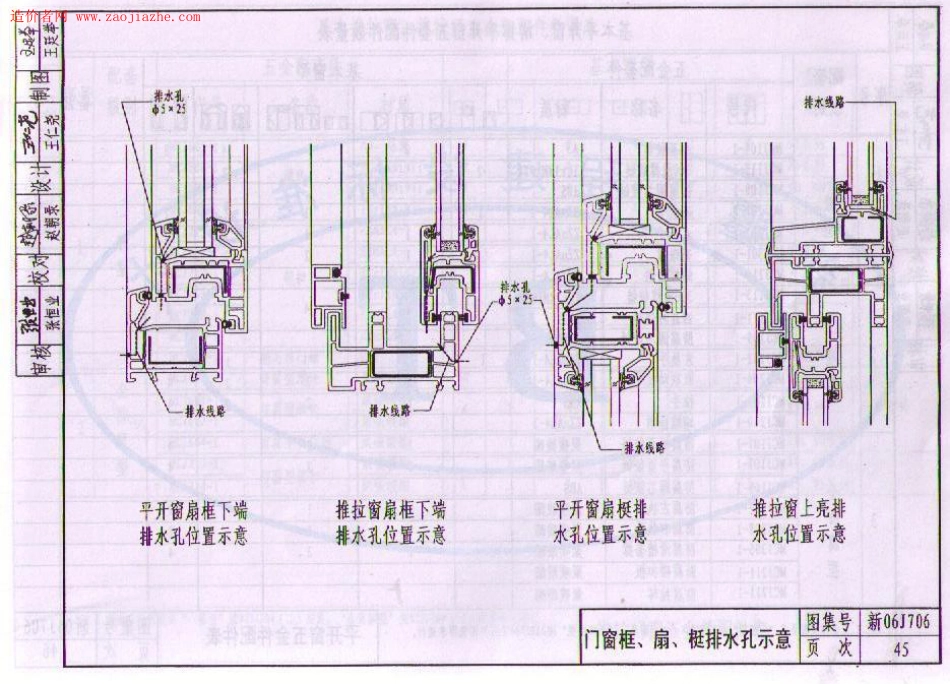 新06J706聚氯乙烯(PVC)塑钢门窗图集_46-60.pdf_第1页