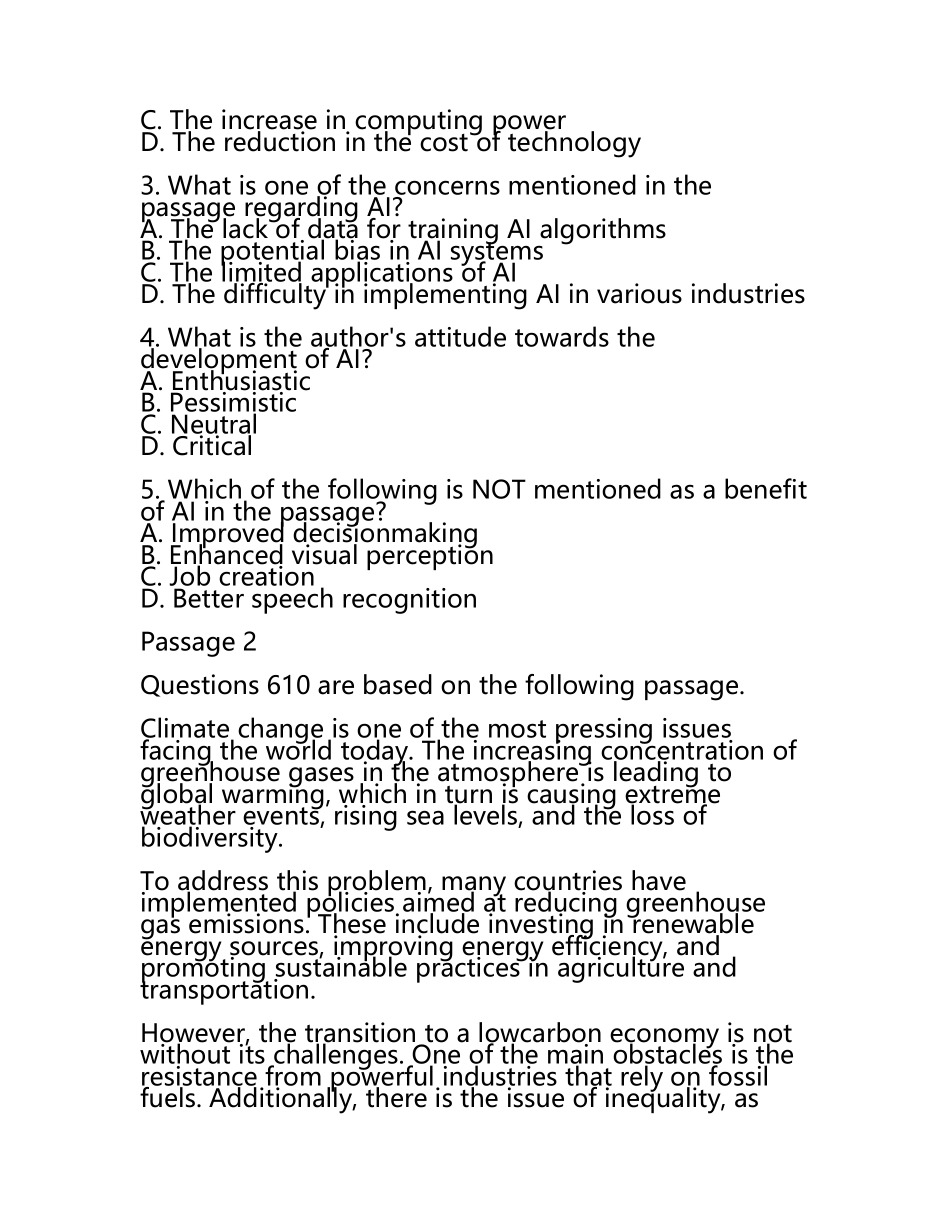 2024年职称英语综合类A级真题及答案.docx_第2页