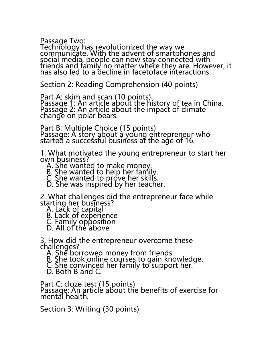 2025年安徽省合肥市高考英语第二次质检试卷(5).docx_第2页