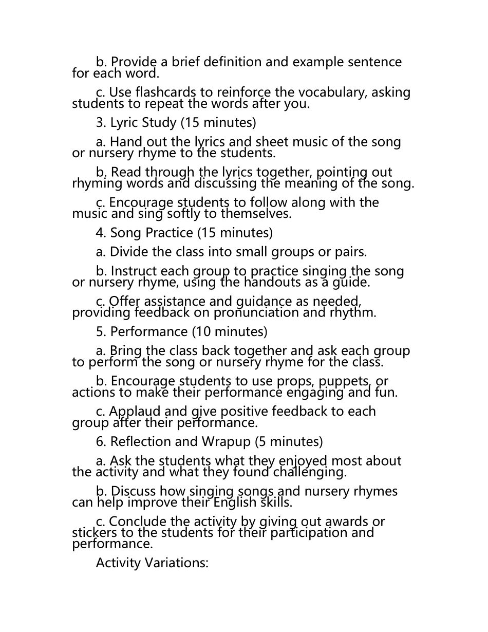 英语歌曲与童谣教学教学活动设计试题（1）.docx_第2页