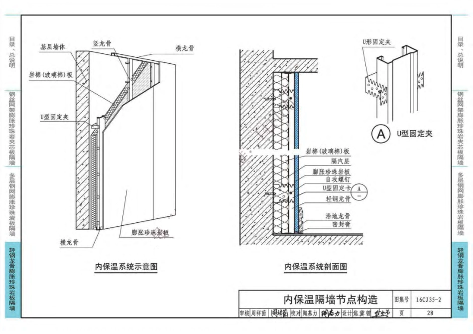 16CJ35-2 膨胀珍珠岩板隔墙建筑构造—卉原膨胀珍珠岩板系列_31-35.pdf_第1页