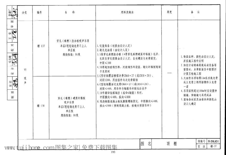 陕09J01 建筑用料及做法 09系列建筑图集_201-249.pdf_第1页