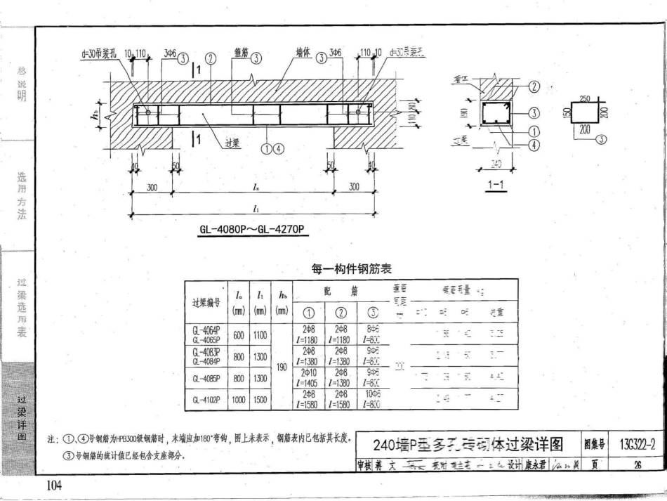 13G322-1~4钢筋混凝土过梁（2013年合订本）_101-150.pdf_第3页