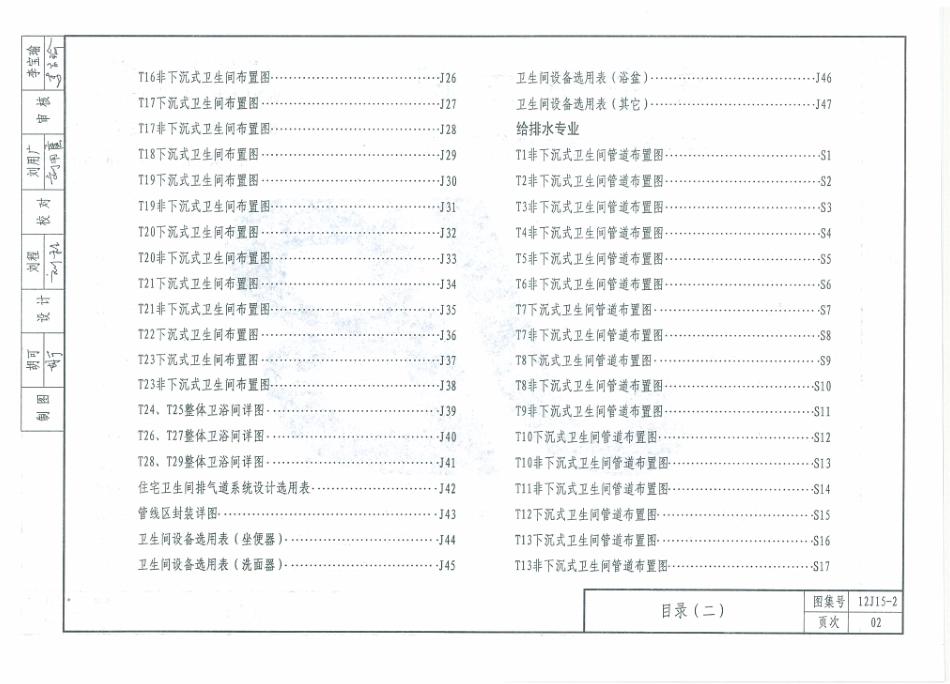 12J15-2 天津市建筑标准设计图集（2012版）住宅卫生间 DBJT29-18-2013_1-30.pdf_第3页