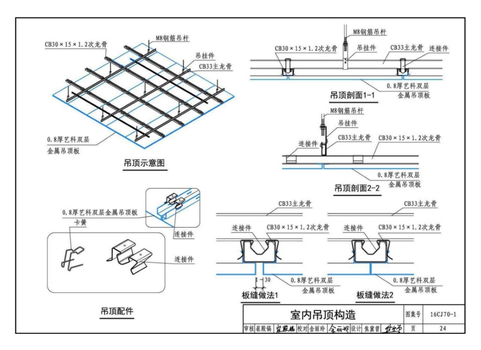 16CJ70-1 双层金属板建筑构造（一）_25-33.pdf_第1页