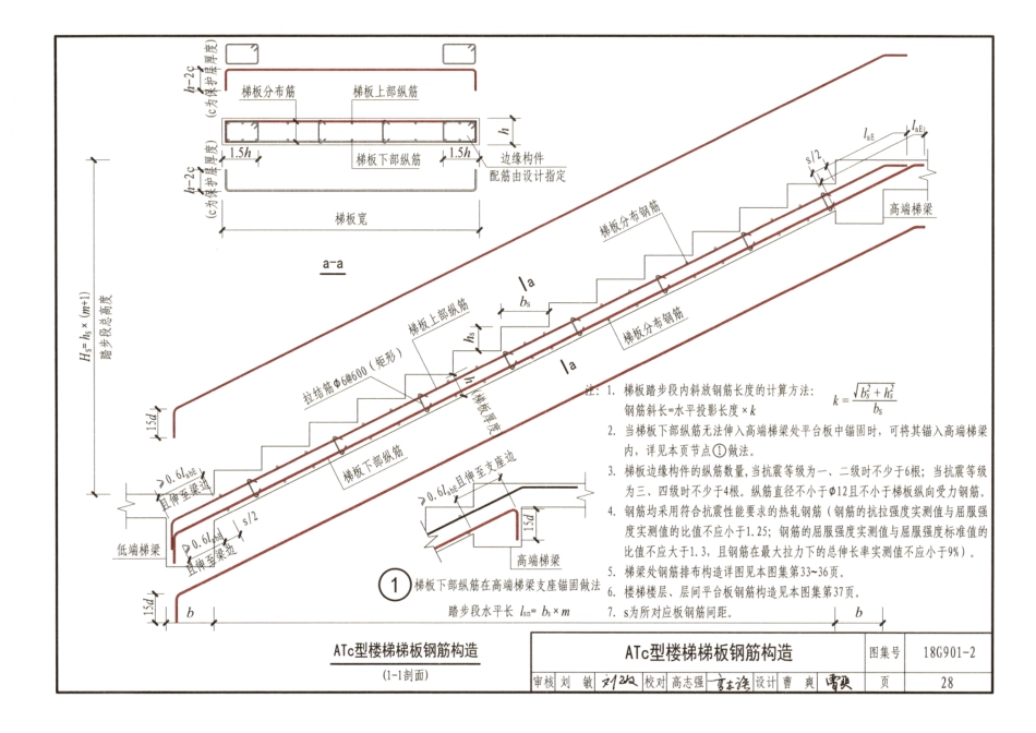 18G901-2 混凝土结构施工钢筋排布规则与构造详图（现浇混凝土板式楼梯）_31-43.pdf_第2页