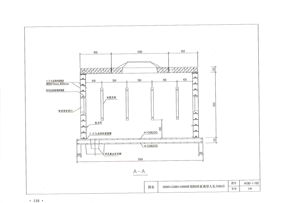 YDT 5178-2017 通信管道人孔和手孔图集_151-200.pdf_第2页