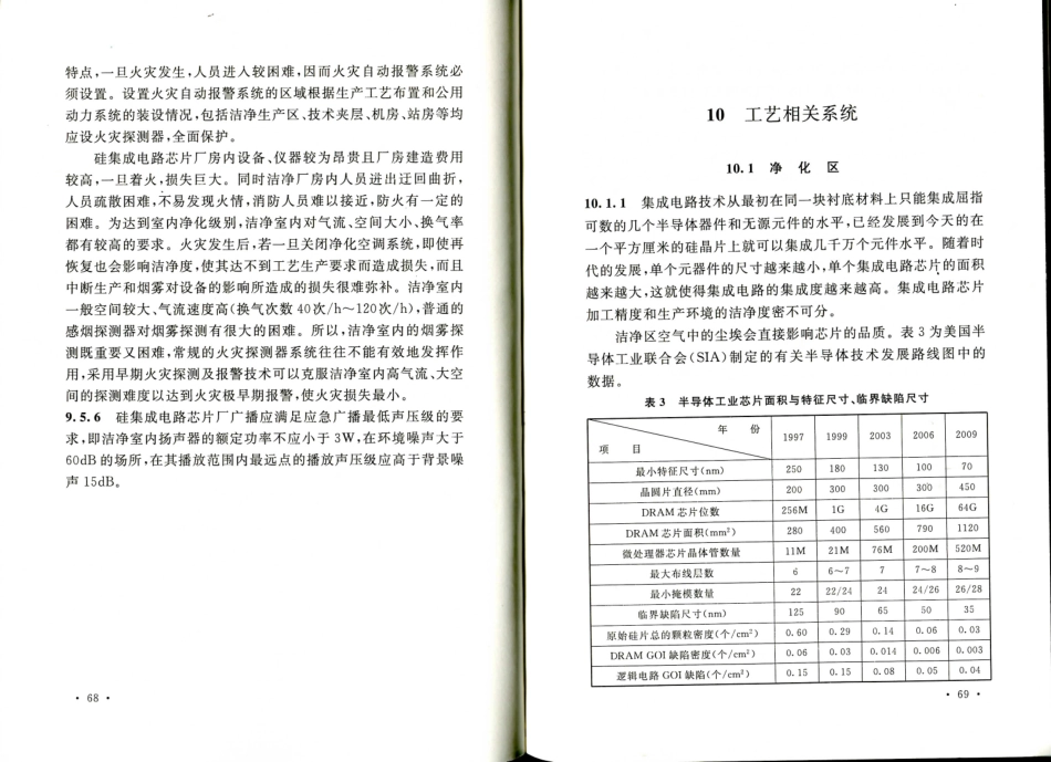 消防规范：GB50809-2012 硅集成电路芯片工厂设计规范_41-51.pdf_第1页