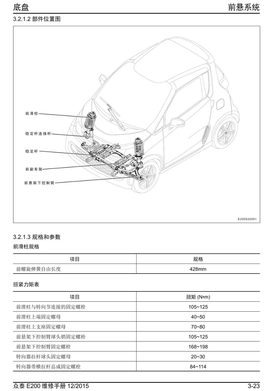 2016年众泰E200维修手册+3.2-悬架系统.pdf_第2页