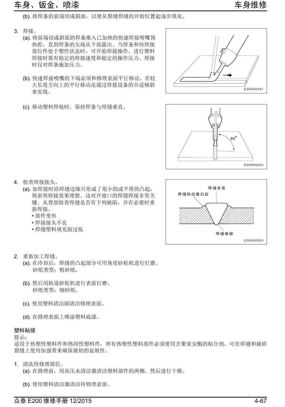 2016年众泰E200维修手册+4.2-车身维修.pdf_第2页