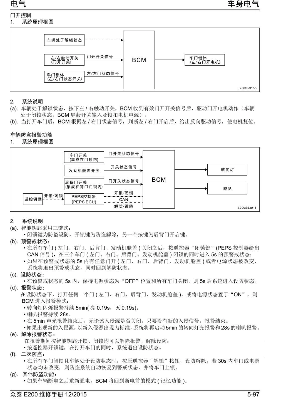 2016年众泰E200维修手册+5.3.3-中控门锁系统.pdf_第3页