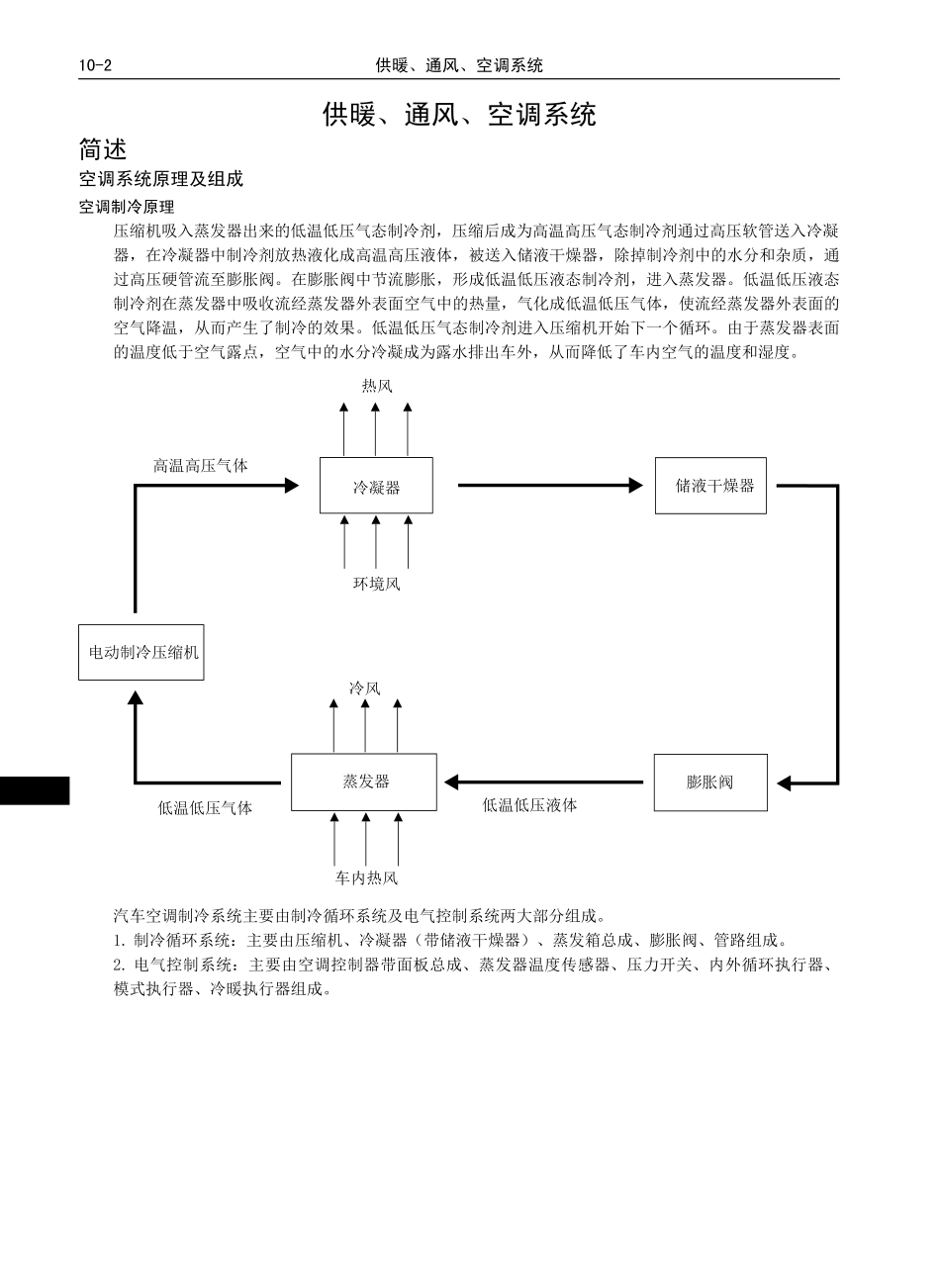 C30EV出租版-维修-供暖、通风、空调系统 B10-C30EV.pdf_第2页