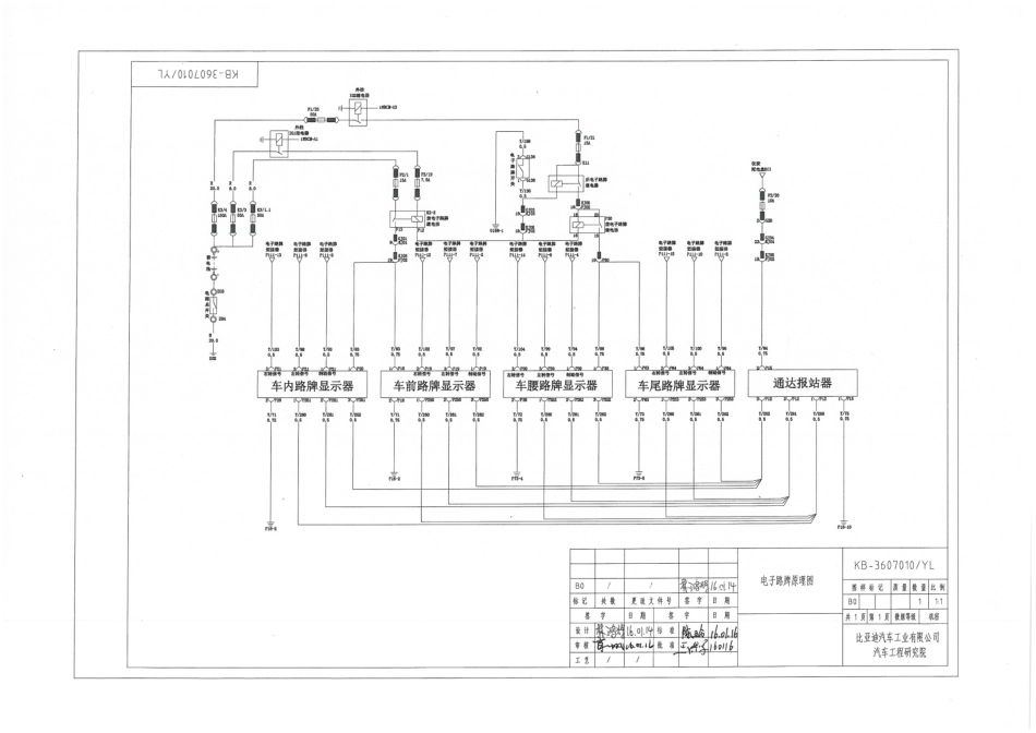 KB-3607010／YL-电子路牌原理图-B0-A3-160119受控版(1).pdf_第1页