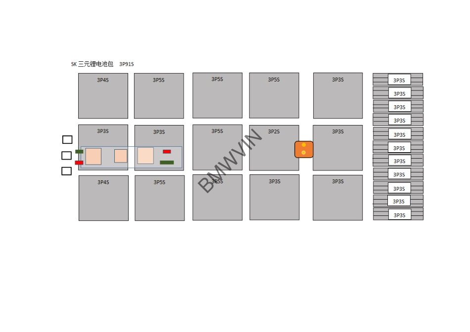 SK 3P91S 电池包 模组布置图.pdf_第2页