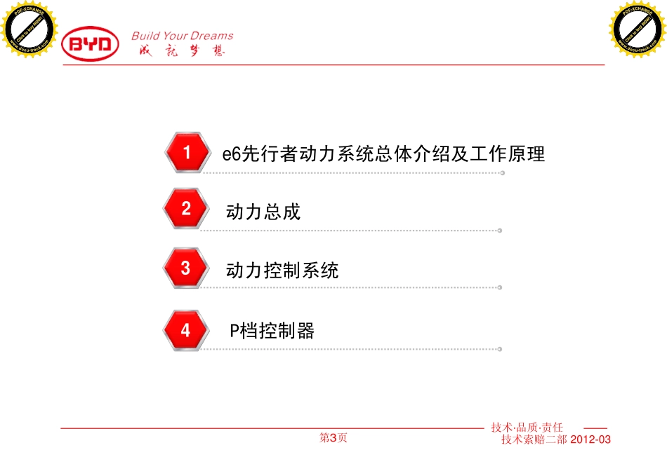 比亚迪E6先行者新车型动力系统技术培训课件.pdf_第3页