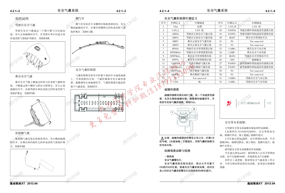第4篇 电气--C202（4.2电气-安全气囊系统）.pdf_第3页