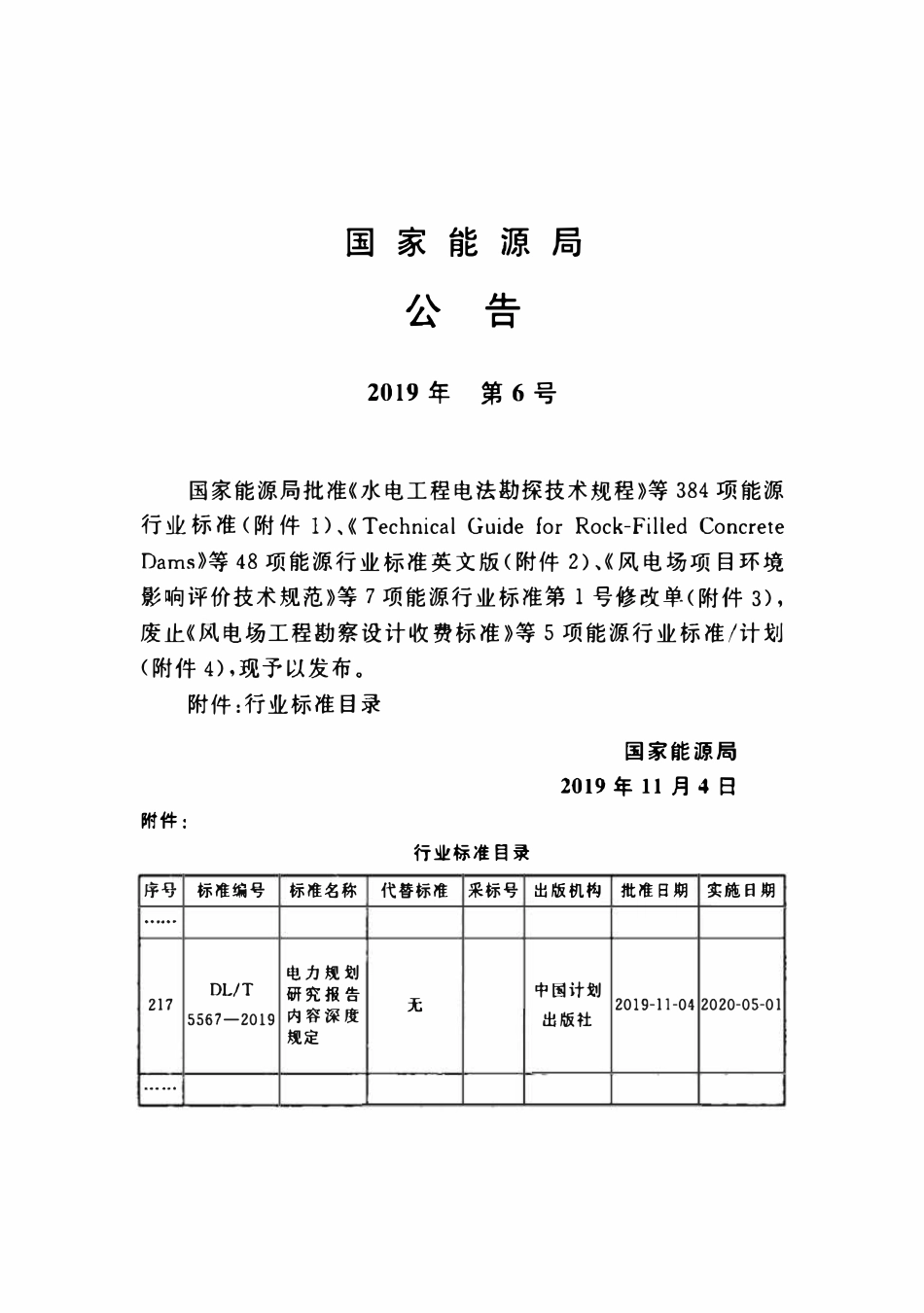 DLT 5567-2019 电力规划研究报告内容深度规定.pdf_第3页