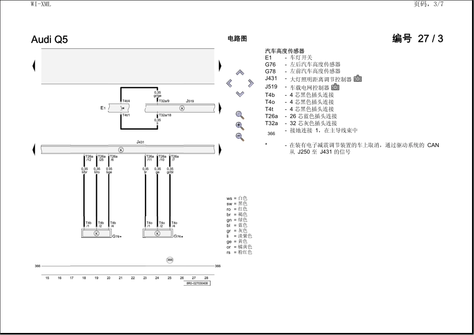 2009奥迪Q5电路图 289_201-289.pdf_第3页