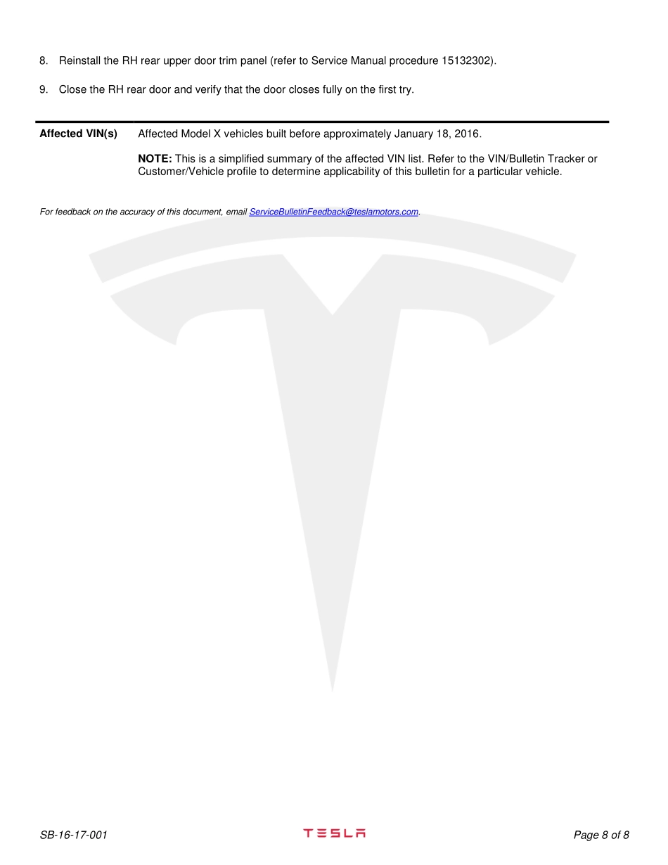 有目录全套特斯拉Tesla Model X 维修手册.电路图.电缆接线.零件目录.维修工时.技术公告.用户手册1111111111_4501-4600.pdf_第1页