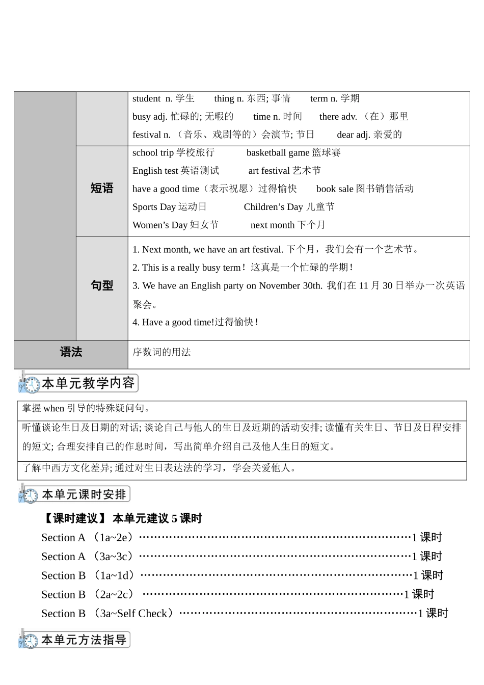 （25秋）新人教版英语七年级上册Unit8  教案（共5课时）.doc_第2页